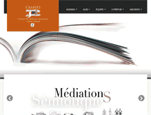 Tablet Screenshot of mediationsemiotiques.com